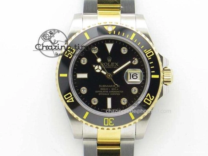 0524 Soft GMT-Master II 116759 SS Bp-Maker Black Ruby Crystal Diamond Dial On SS Bracelet A 3766